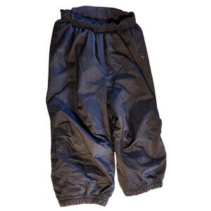 REI Toddler 2T Black Water-Resistant Snow Pants With Fleece Lining